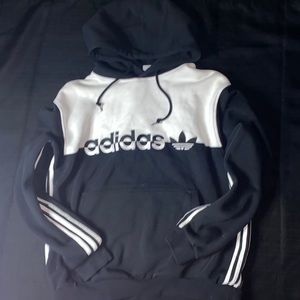 Adidas Hoodie (Black & White)